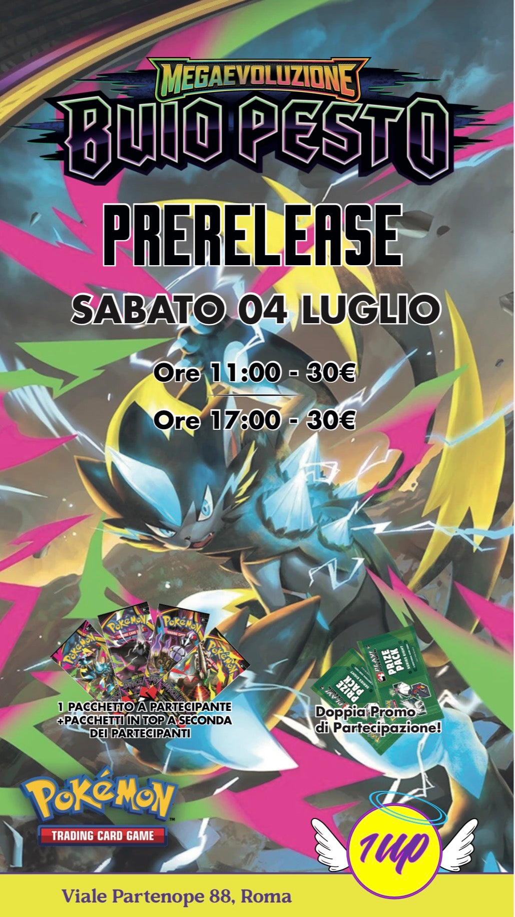 Prerelease Buio Pesto Pokemon