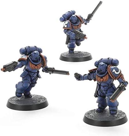 Warhammer 40,000 : Space Marines Assault Intercessors + Paints Set - 1UP
