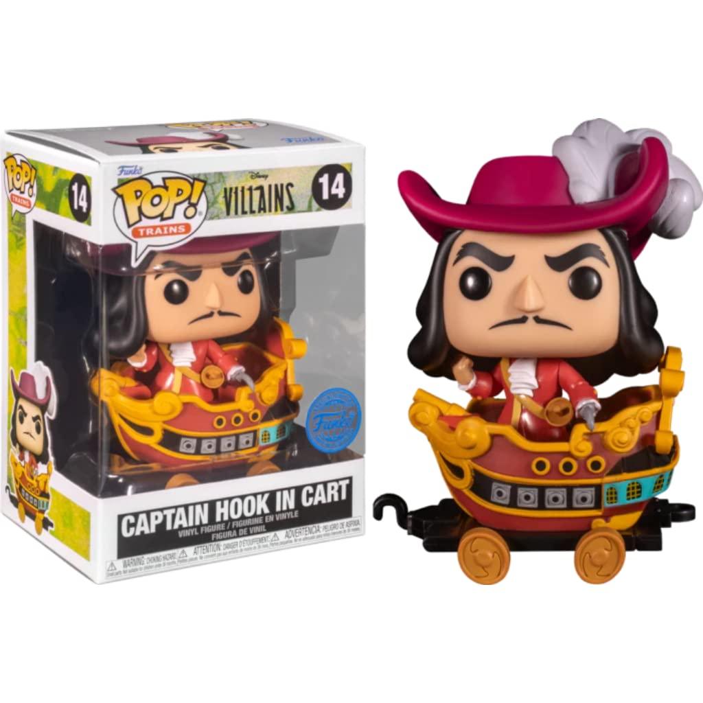 Funko Pop ! Disney Villains : Captain Hook In Cart (14) - 1UP