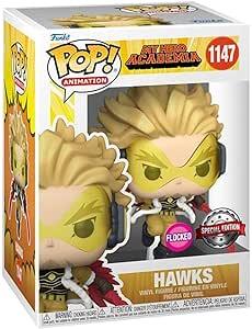 Funko Pop ! My Hero Academia : Hawks (1147) - 1UP