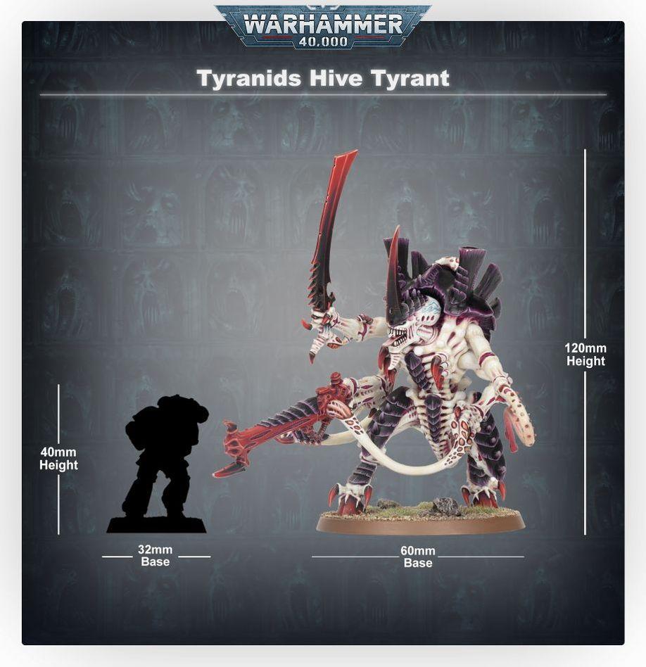 Warhammer 40,000 : Tyranids Hive Tyrant (Tiranno Dell'Alveare) - 1UP