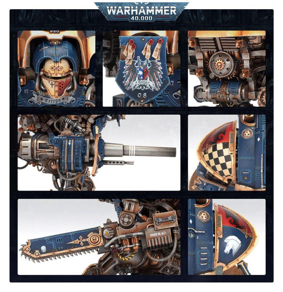Warhammer 40,000 : Imperial Knights Knight Questoris (Cavaliere Paladin) - 1UP
