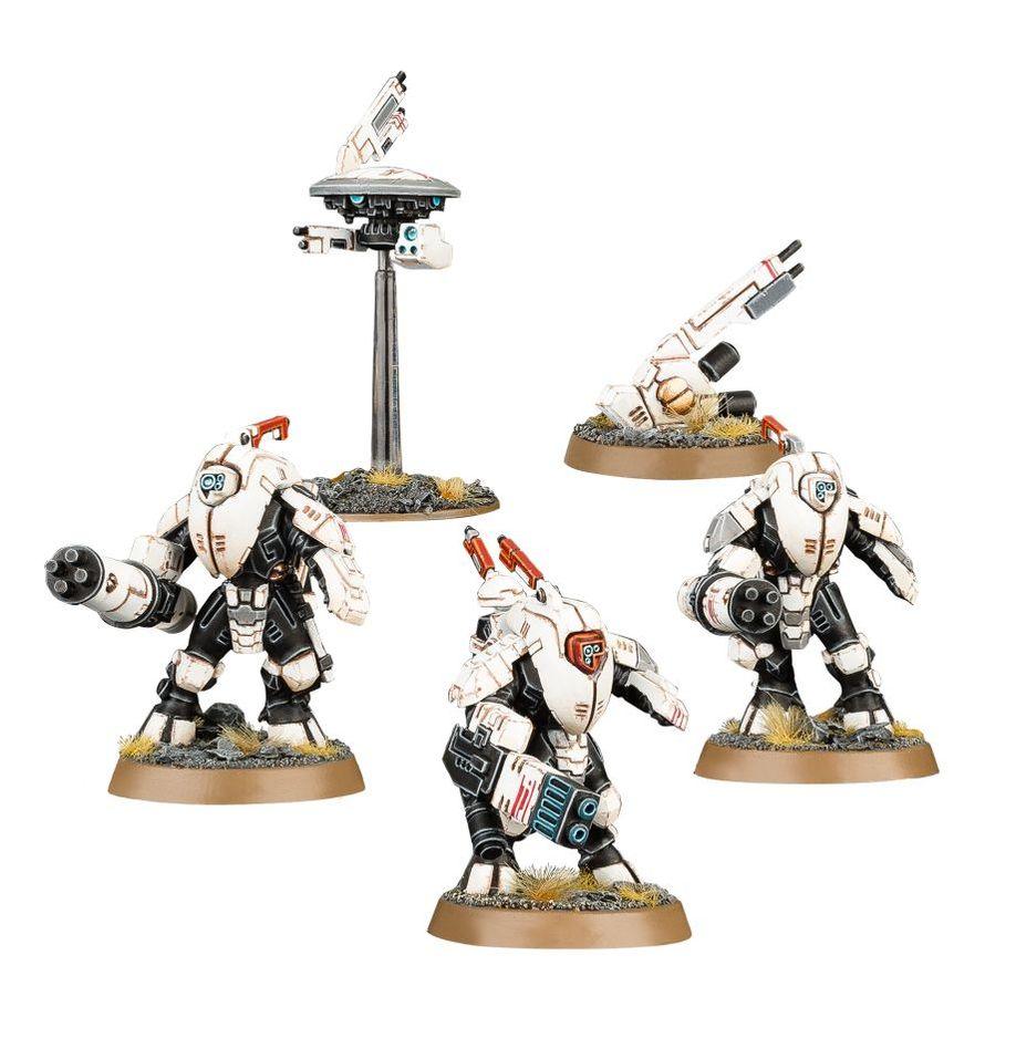 Warhammer 40,000 : T'Au Empire Stealth Battlesuits (ENG) - 1UP