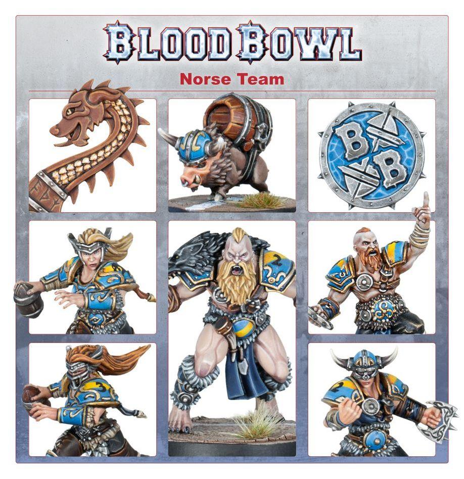 Blood Bowl : Norse Blood Bowl Team Norsca Rampagers (ENG) - 1UP