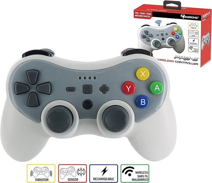 Controller Wireless Pro-S Retro Gaming Nintendo Switch - 1UP