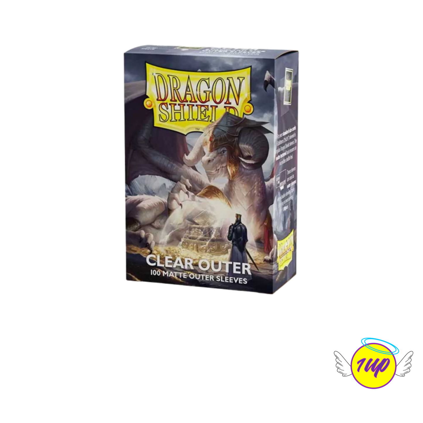 Dragon Shield Matte Outer Sleeves : Clear Outer (100 Sleeves)