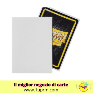 Dragon Shield Matte Sleeves - White (100 Sleeves) - 1UP