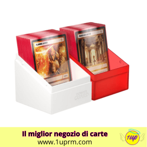 Boulder Deck Case 100+ Synergy Red / White (Ultimate Guard) - 1UP