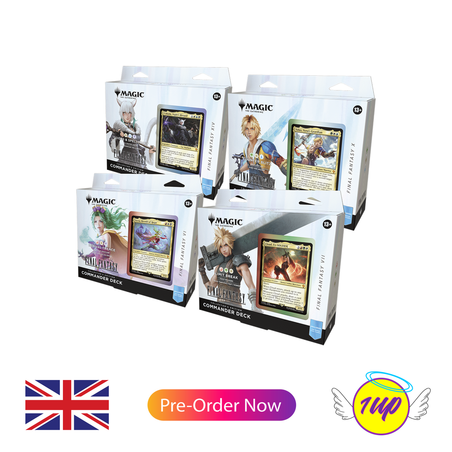 Magic The Gathering : Final Fantasy Commander Deck Collector's Edition x 4 (ENG)