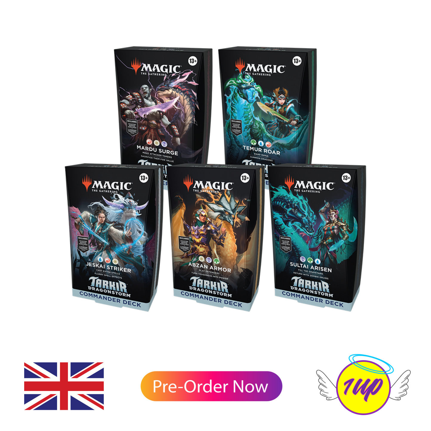 Magic The Gathering : Tarkir Dragonstorm Commander Deck x 5 (ENG)