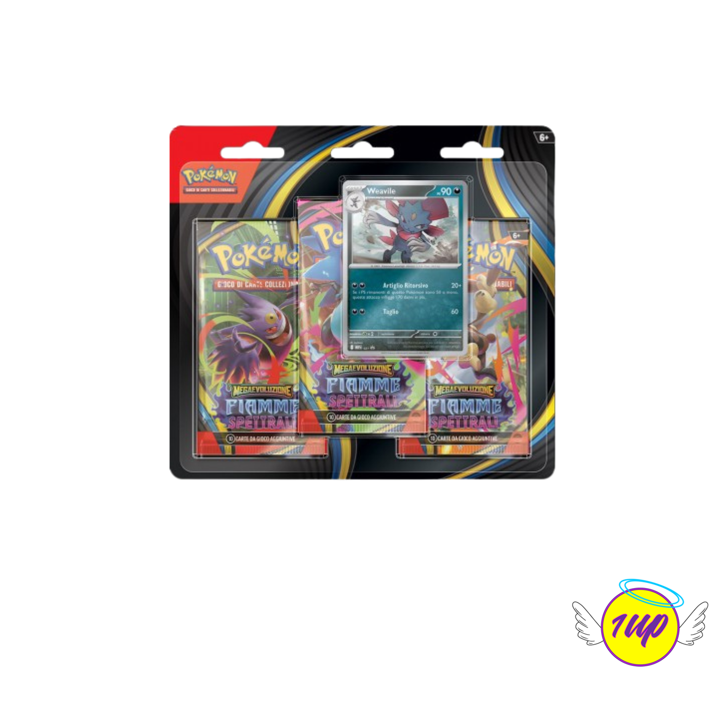 Pokemon Megaevoluzione : Fiamme Spettrali : 3 Pack Blister (ITA)
