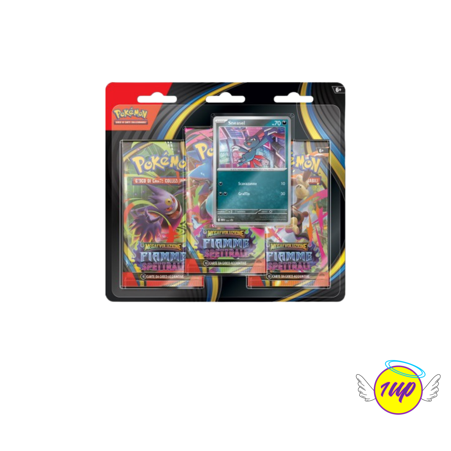 Pokemon Megaevoluzione : Fiamme Spettrali : 3 Pack Blister (ITA)