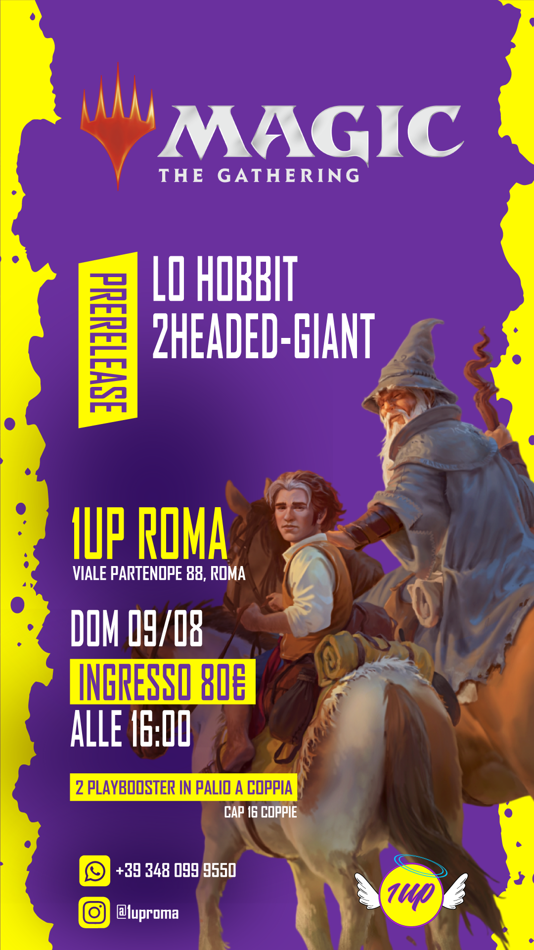 MTG Prerelease The Hobbit Two-Headed Giant : Domenica 09/08