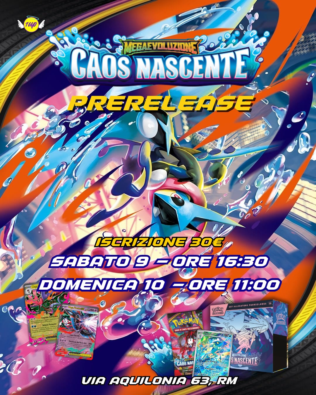 Prerelease Caos Nascente Pokemon