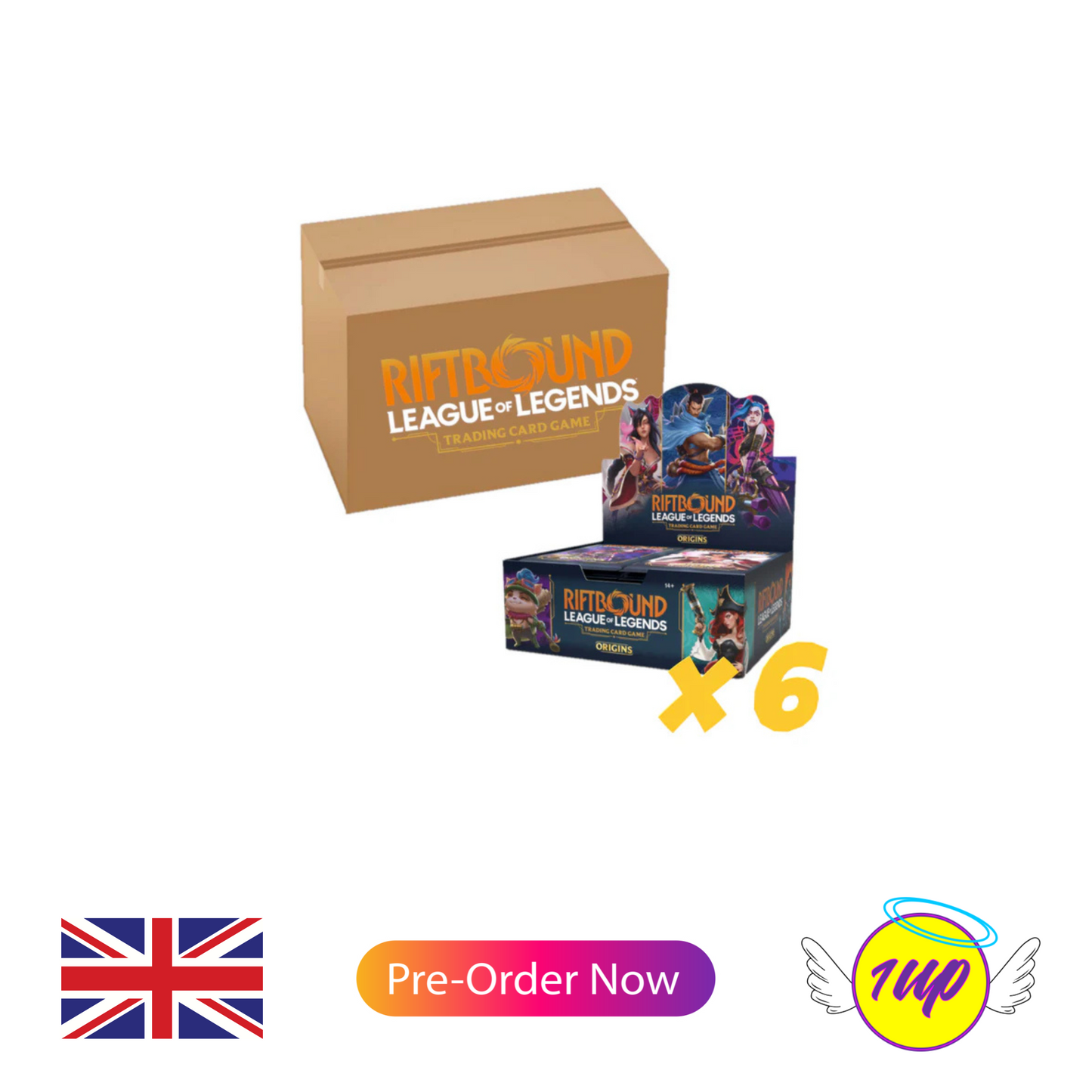 Riftbound : League of Legends : Origins Case da 6 Display (ENG)