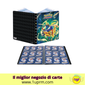 Ultra Pro Album Raccoglitore 252 Carte 14 Fogli 9 Tasche – Zacian & Zamazenta - 1UP
