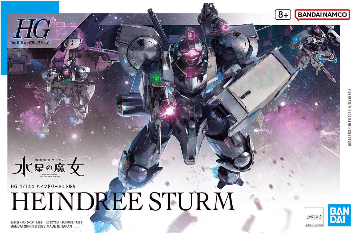 Bandai Model Kit Gundam The Witch From Mercury - HG 1/44 Heindree Sturm - 1UP