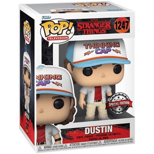 Funko Pop ! Stranger Things : Dustin (1247) - 1UP