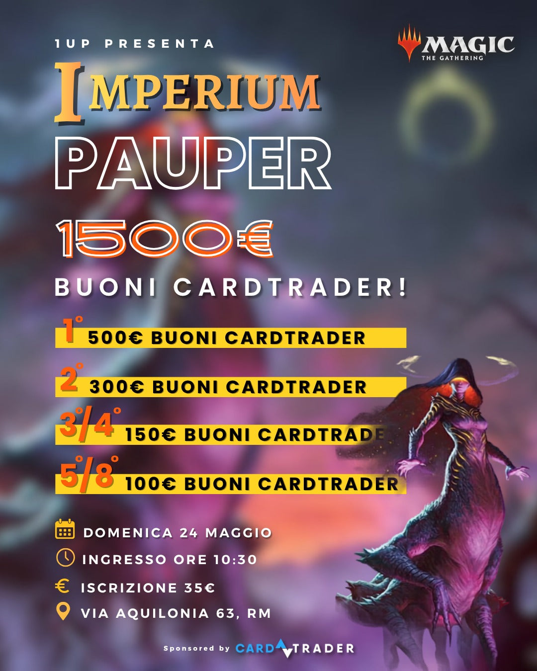 Imperium Pauper3 – Biglietto Evento Magic: The Gathering
