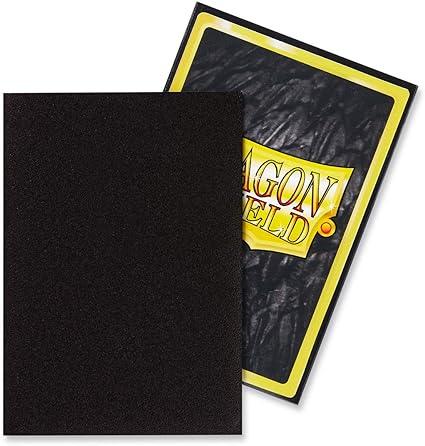 Dragon Shield Small Sleeves - Japanese Matte Black (60 Sleeves) - 1UP