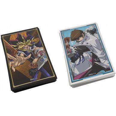 Yu-Gi-Oh ! Small Sleeves - Japanese Size Yugi & Kaiba Quarter Century ( Konami ) (100 Sleeves) - 1UP