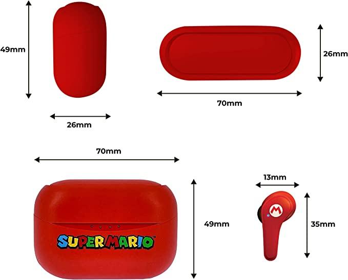 OTL Super Mario (Red) Earpods - 1UP