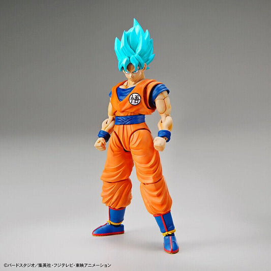 Bandai Model Kit Dragon Ball Fig Rise SS God SS Son Goku 15cm - 1UP