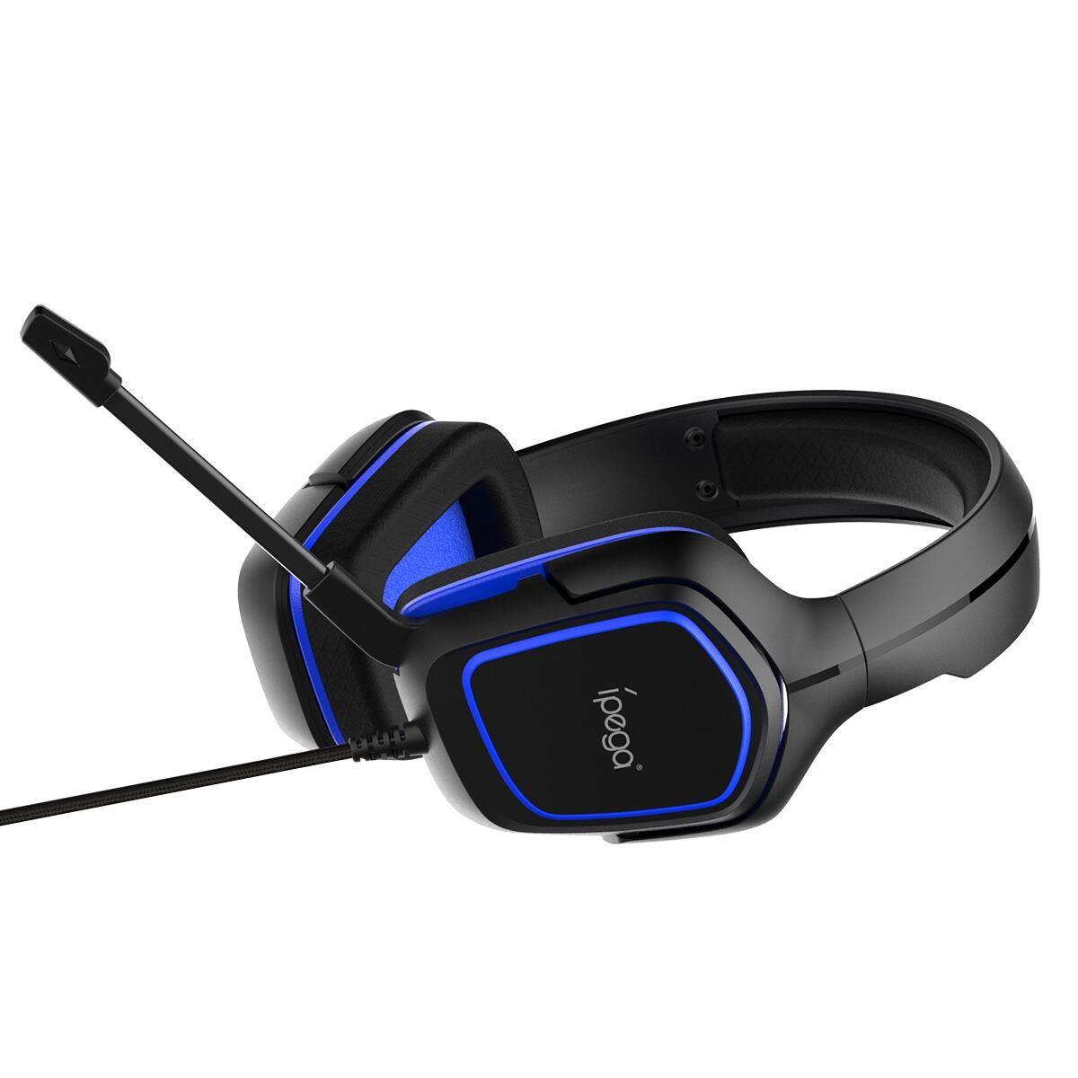 Cuffie cablate blu PG-R006B per PS4/XBOX/Switch/PC - 1UP