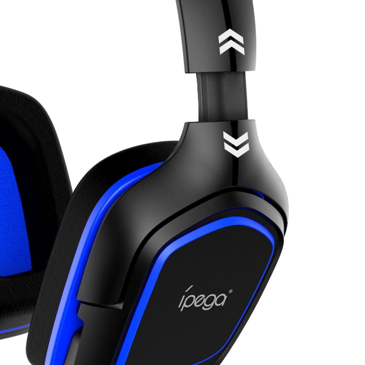 Cuffie cablate blu PG-R006B per PS4/XBOX/Switch/PC - 1UP