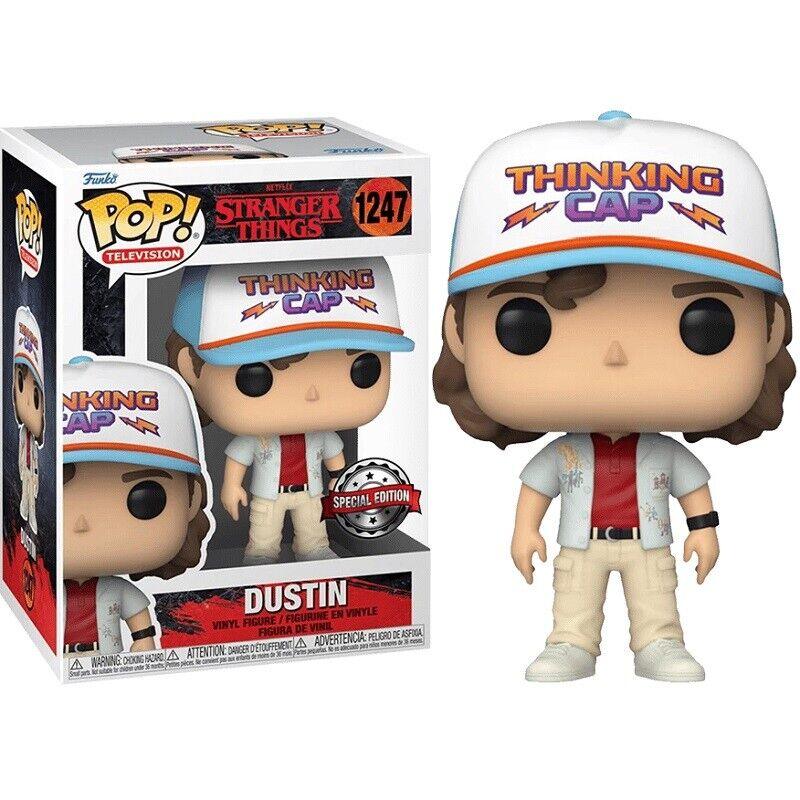 Funko Pop ! Stranger Things : Dustin (1247) - 1UP