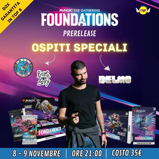 Evento di Pre-Release di Magic: The Gathering "Foundation" da 1UP: L'8 e il 9 Novembre a Roma - 1UP