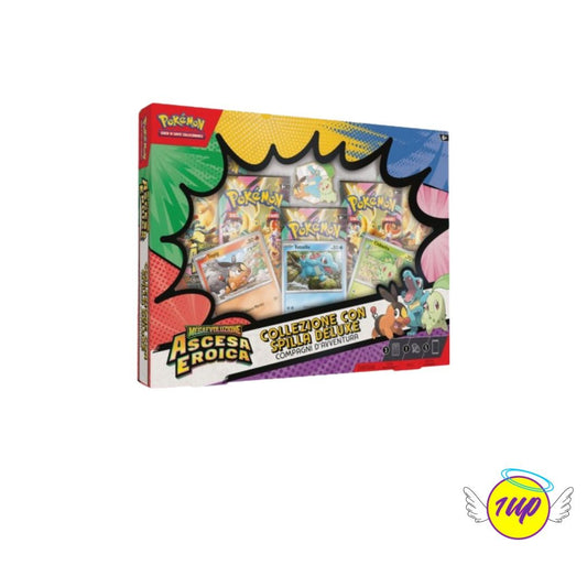 Pokemon : Megaevoluzione : Ascesa Eroica : Collezione Con Spilla Deluxe  : Compagni d'Avventura (ITA)