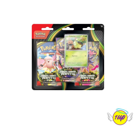 Pokemon : Megaevoluzione : Equilibrio Perfetto : 3 Pack Blister : Chikorita (ITA)