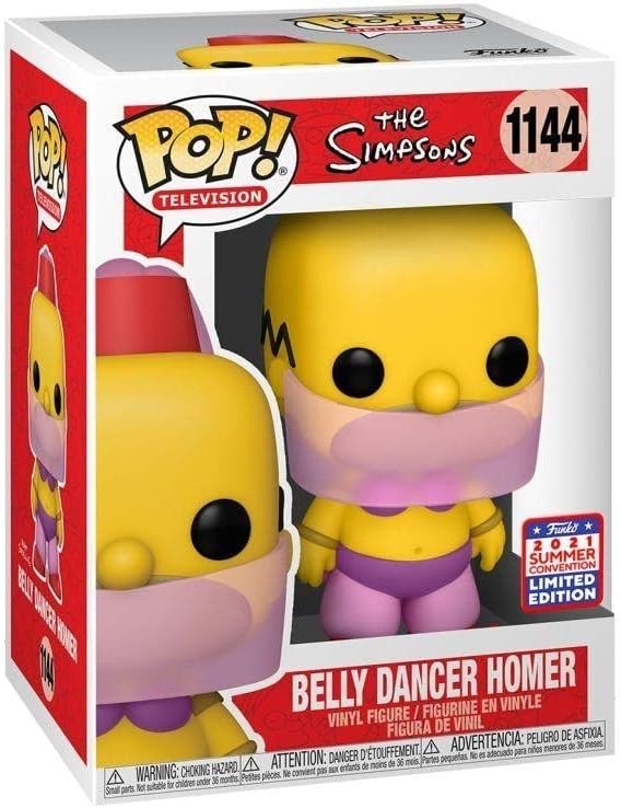 Funko Pop ! The Simpsons : Belly Dancer Homer (1144)