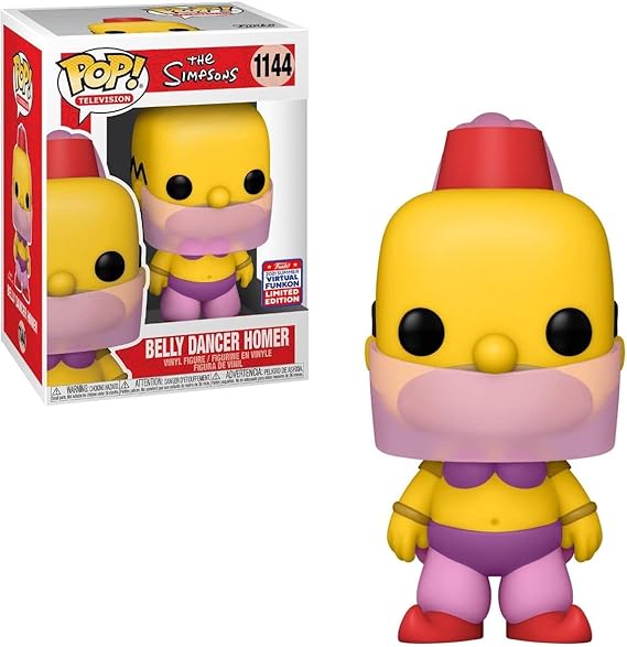 Funko Pop ! The Simpsons : Belly Dancer Homer (1144)