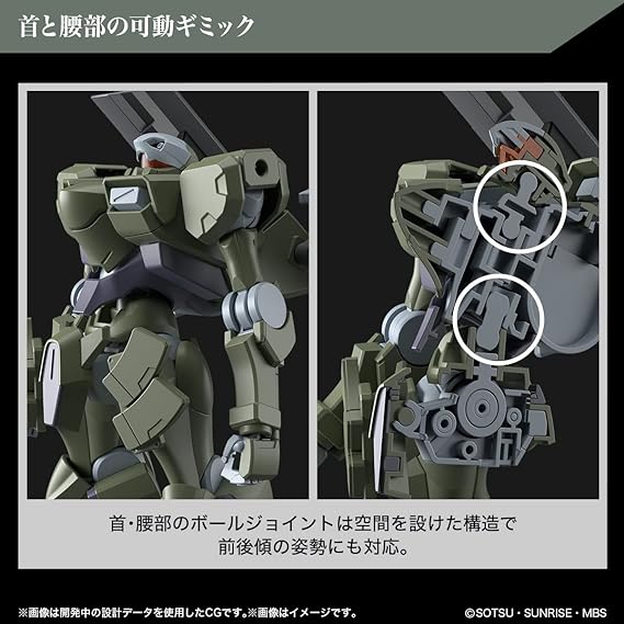 Bandai Model Kit Gundam The Witch From Mercury - HG 1/44 Zowort Heavy