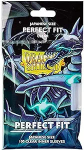 Dragon Shield Small Sleeves - Japanese Clear Inner Perfect Fit (100 Sleeves)