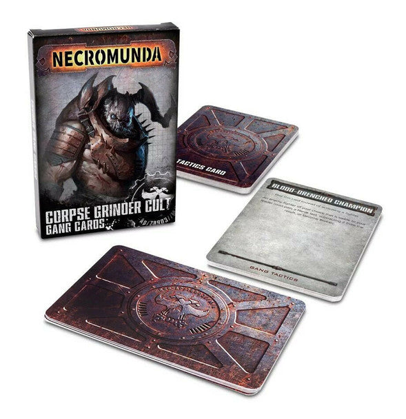 Warhammer 40,000 Necromunda : Corpse Grinder Gang Cards (ENG)