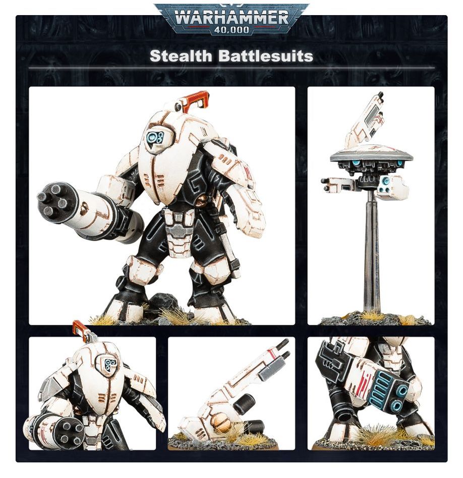 Warhammer 40,000 : T'Au Empire Stealth Battlesuits (ENG)