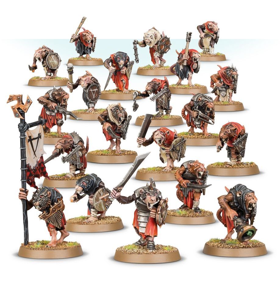 Warhammer Age Of Sigmar : Skaven Clanrats (ENG)