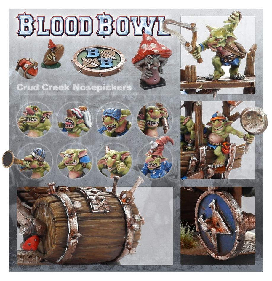 Blood Bowl : Snotling Blood Bowl Team The Mighty Crud - Creek Nosepickers (ENG)