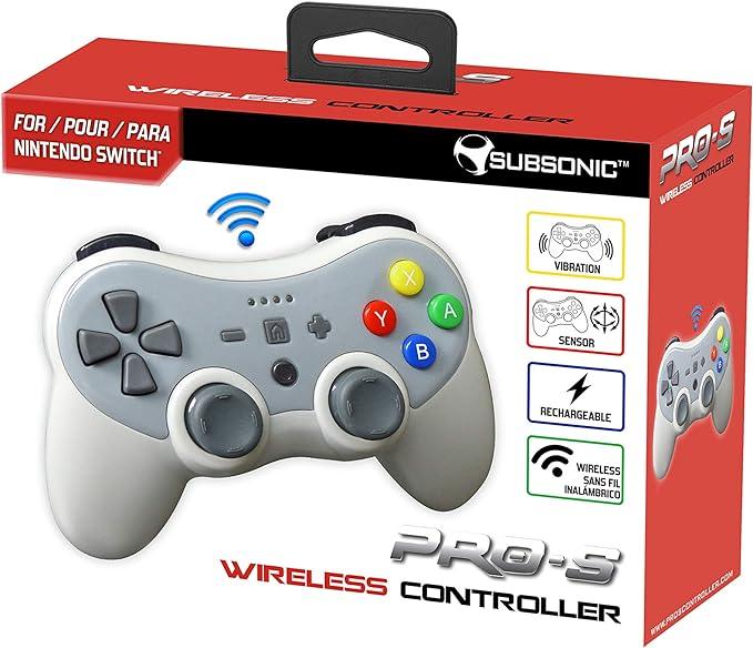 Controller Wireless Pro-S Retro Gaming Nintendo Switch - 1UP