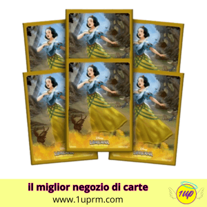 Disney Lorcana : Matte Finish " Biancaneve " (65 Sleeves) - 1UP