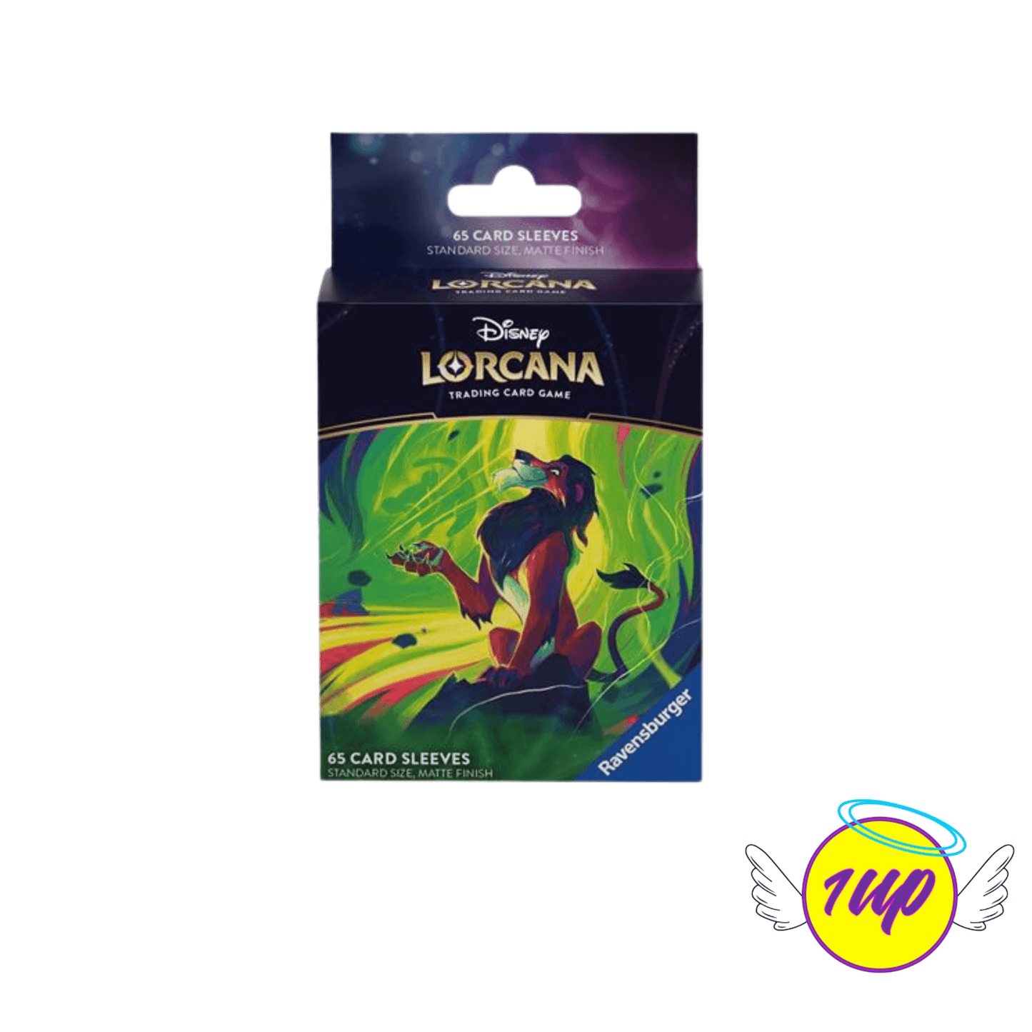 Disney Lorcana : Matte Finish " Scar " (65 Sleeves) - 1UP