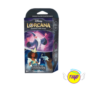 Disney Lorcana : Rise Of The Floodborn Starter Deck : Amethyst / Steel (ENG) - 1UP