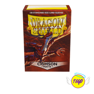 Dragon Shield Matte Sleeves - Crimson (100 Sleeves) - 1UP