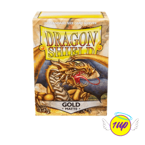 Dragon Shield Matte Sleeves - Gold (100 Sleeves) - 1UP