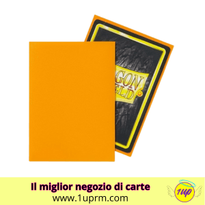 Dragon Shield Matte Sleeves - Orange (100 Sleeves) - 1UP