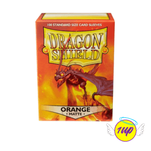 Dragon Shield Matte Sleeves - Orange (100 Sleeves) - 1UP