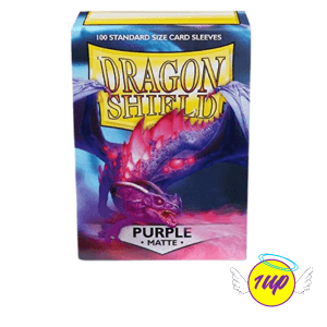 Dragon Shield Matte Sleeves - Purple (100 Sleeves) - 1UP